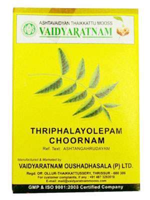Vaidyaratnam Thriphalayolepam Choornam