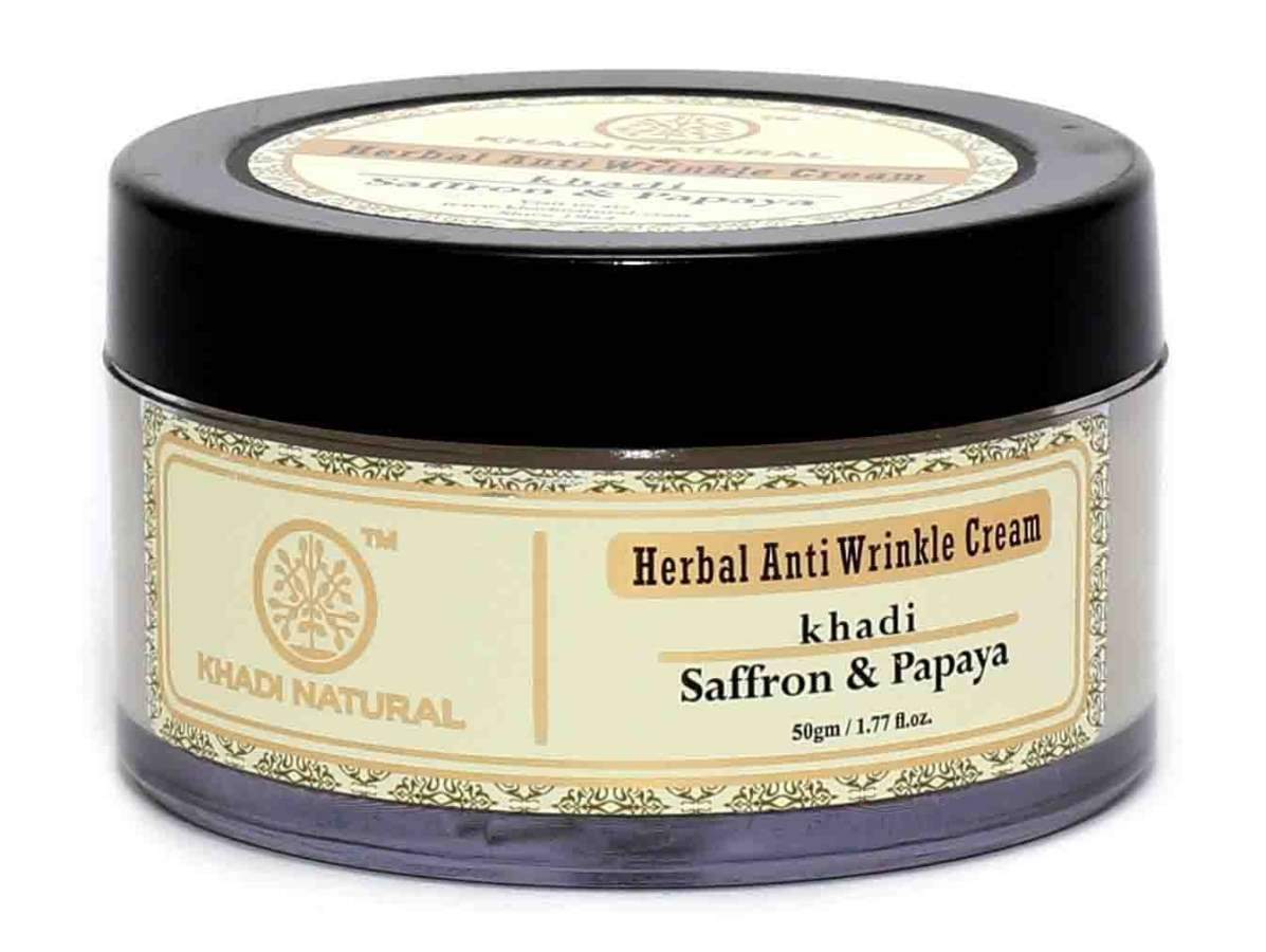 Khadi Natural Saffron and Papaya Herbal Anti Wrinkle Cream
