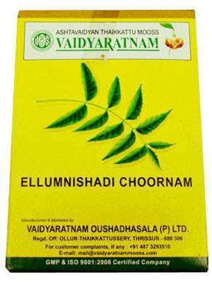 Buy Vaidyaratnam Ellumnishadi Choornam