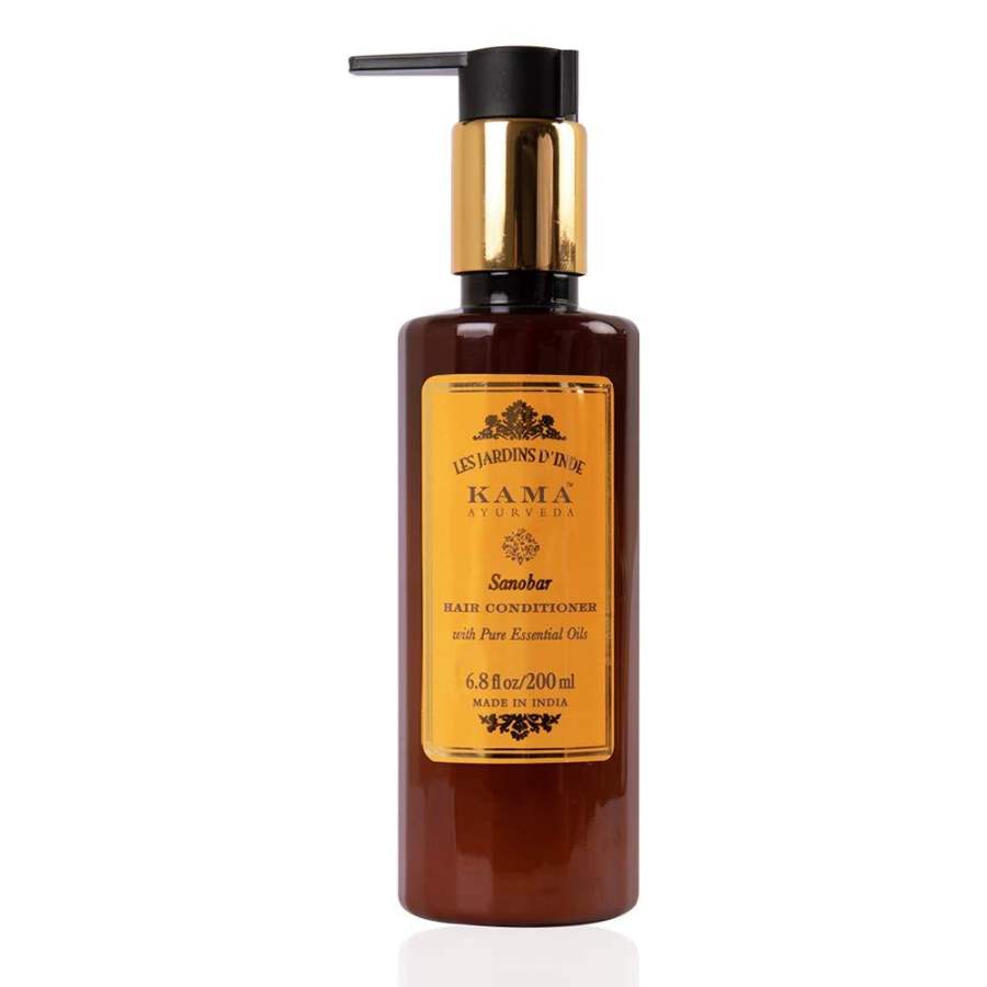 Kama Ayurveda Sanobar Hair Conditioner with Pure Essential Oils of Cypress and Orange, 6.7 Fl Oz
