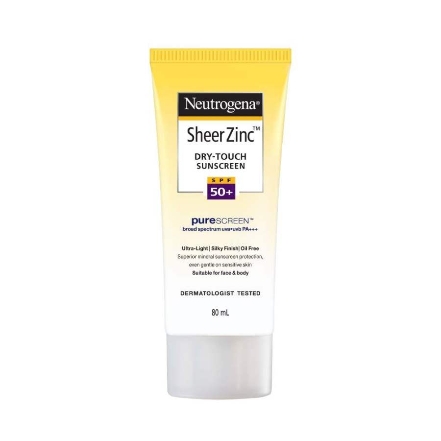 Buy Neutrogena Sheer Zinc Dry Touch SPF50+ Sunscreen
