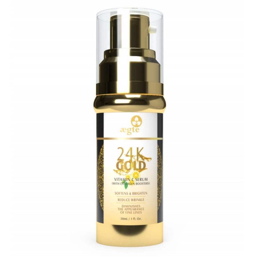 Buy Aegte 24K Gold Vitamin C Serum (With Collagen Booster)