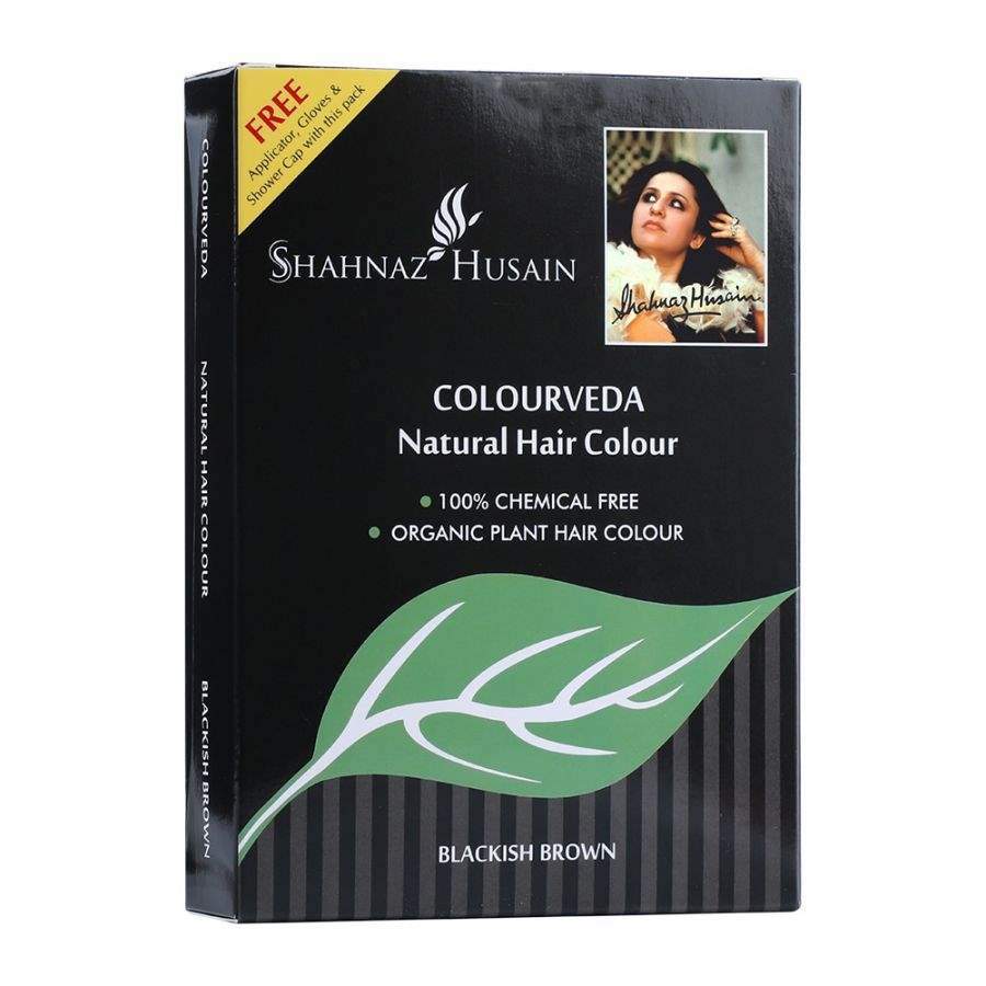Buy Shahnaz Husain Colourveda Natural Hair Colour (Blackish Brown)