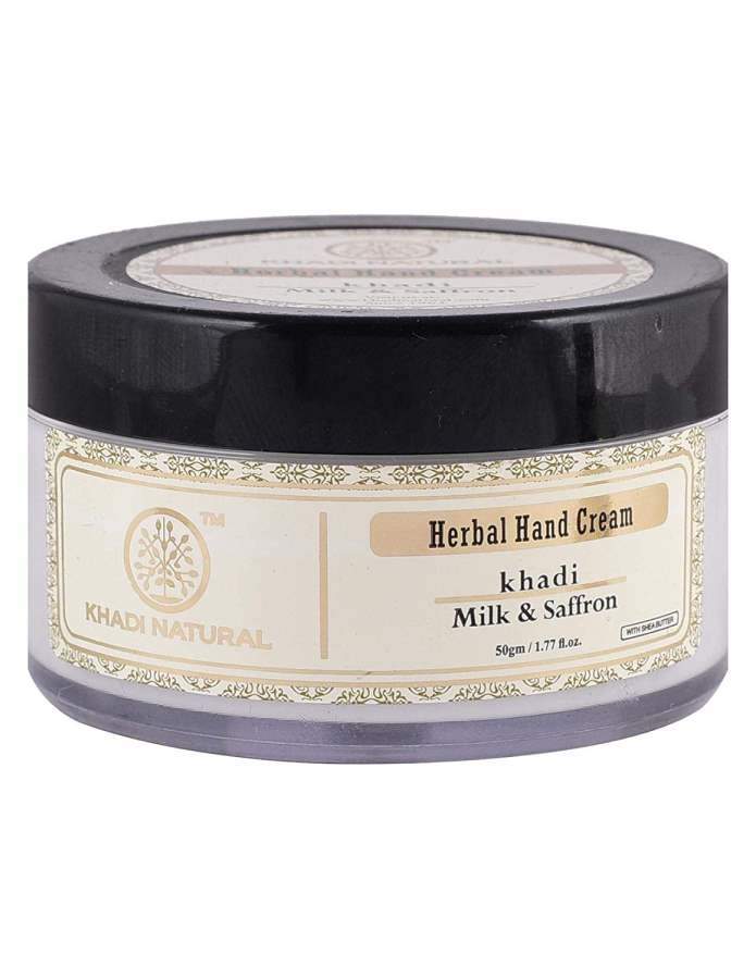 Khadi Natural Milk & Saffron Herbal Hand Cream with Shea butter