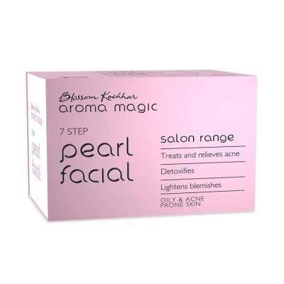 Aroma Magic 7 Step Pearl Facial Kit Salon Range (Oily and Acne Prone Skin)