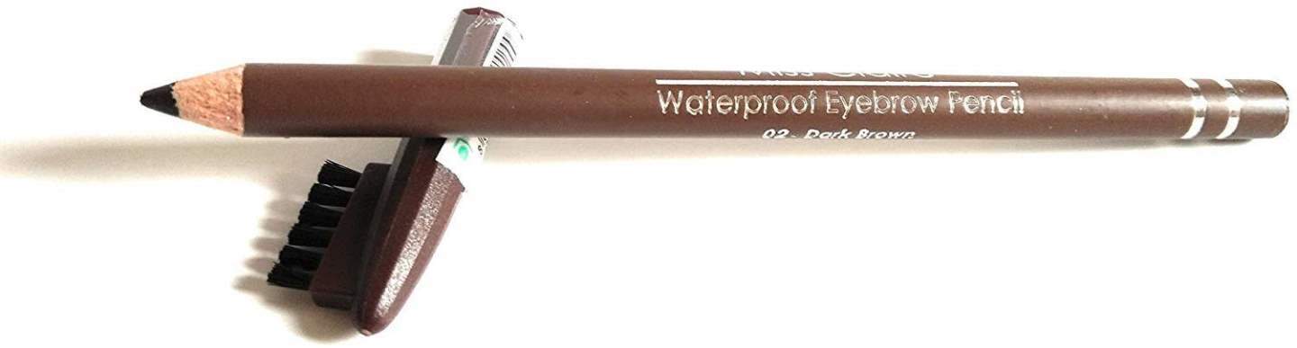 Miss Claire Waterproof Eyebrow Pencil, 02 Dark Brown