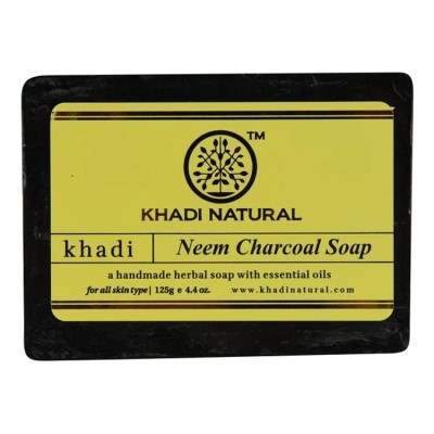 Buy Khadi Natural Neem Charcoal Soap