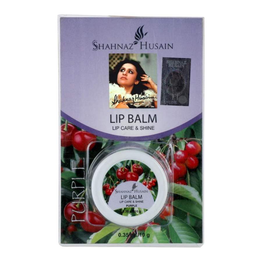 Buy Shahnaz Husain Lip Balm Lip Care & Shine (Purple)