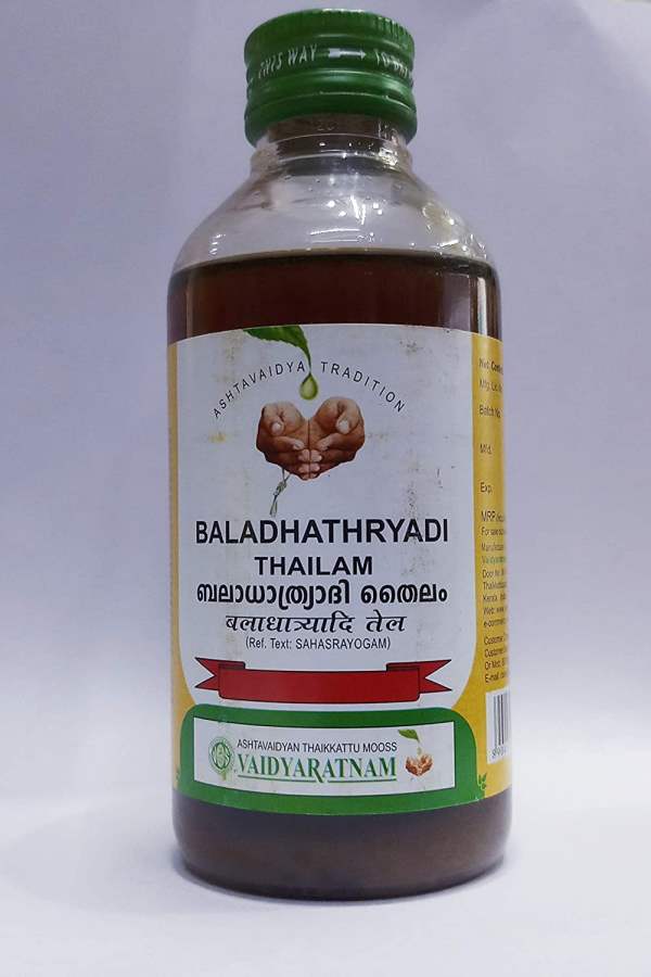 Vaidyaratnam Baladhathryadi Thailam