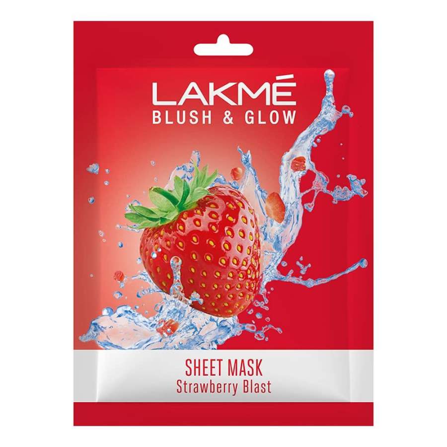 Lakme Blush & Glow Strawberry Sheet Mask