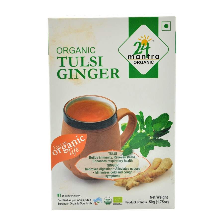 Buy 24 mantra Tulsi Ginger Tea
