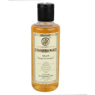 Buy Khadi Natural Orange & Lemongrass Herbal Face Wash (For Dry Skin)
