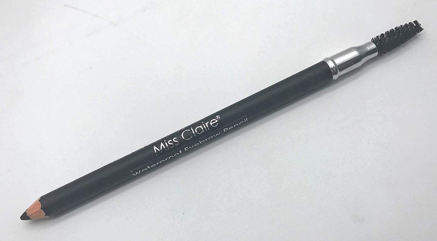 Miss Claire Waterproof Eyebrow Pencil 02 (Mascara Brush), Dark Brown