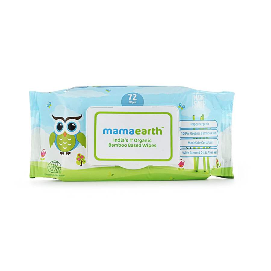 Mamaearth  India's First Organic Bamboo Based Baby Wipes
