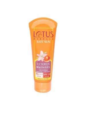 Buy Lotus Herbals Safe Sun UV Screen Matte Gel Sunscreen with SPF 50