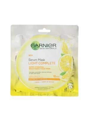 Buy Garnier Skin Naturals Light Complete Face Serum Sheet Mask (Yellow) 
