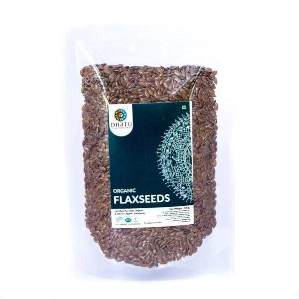 Buy Dhatu Organics Flaxseeds
