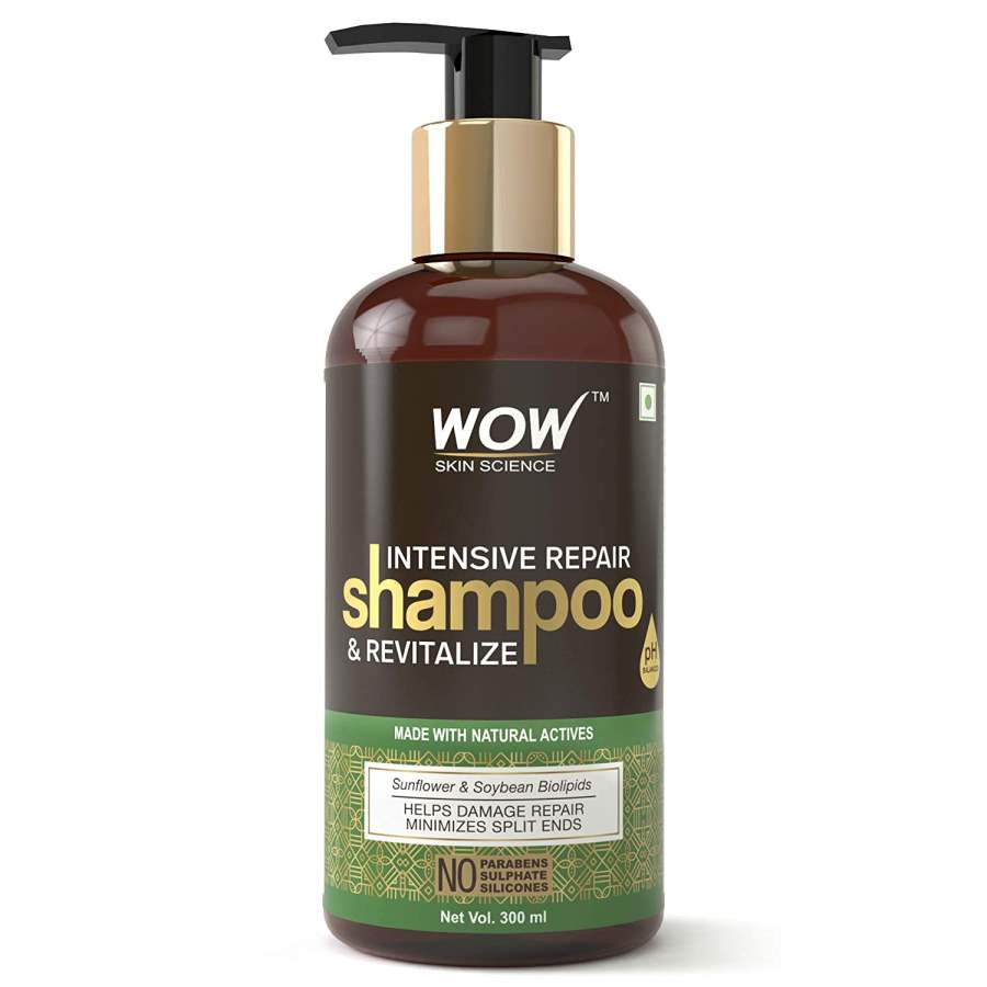 WOW Intensive Repair & Revitalize No Parabens, Sulphate & Silicone Shampoo