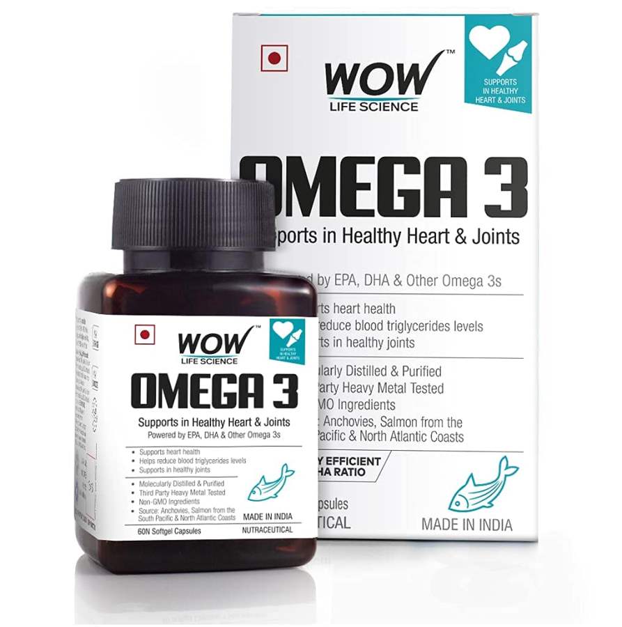 Buy WOW Omega-3 Fish Oil Triple Strength Capsules