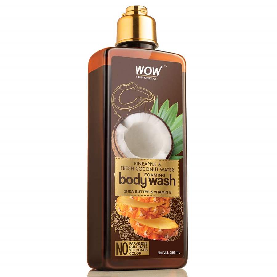 Buy WOW Skin Science Pineapple & Fresh Coconut Water Foaming Body Wash