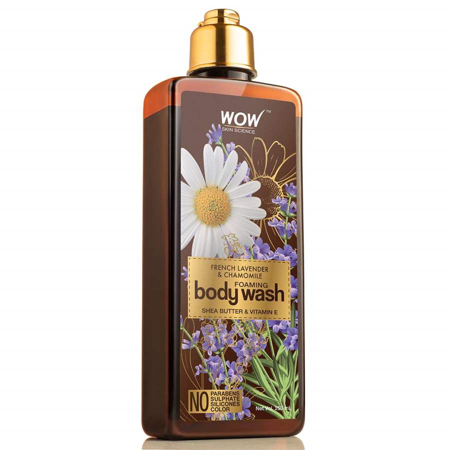Buy WOW Skin Science French Lavender & Chamomile Foaming Body Wash