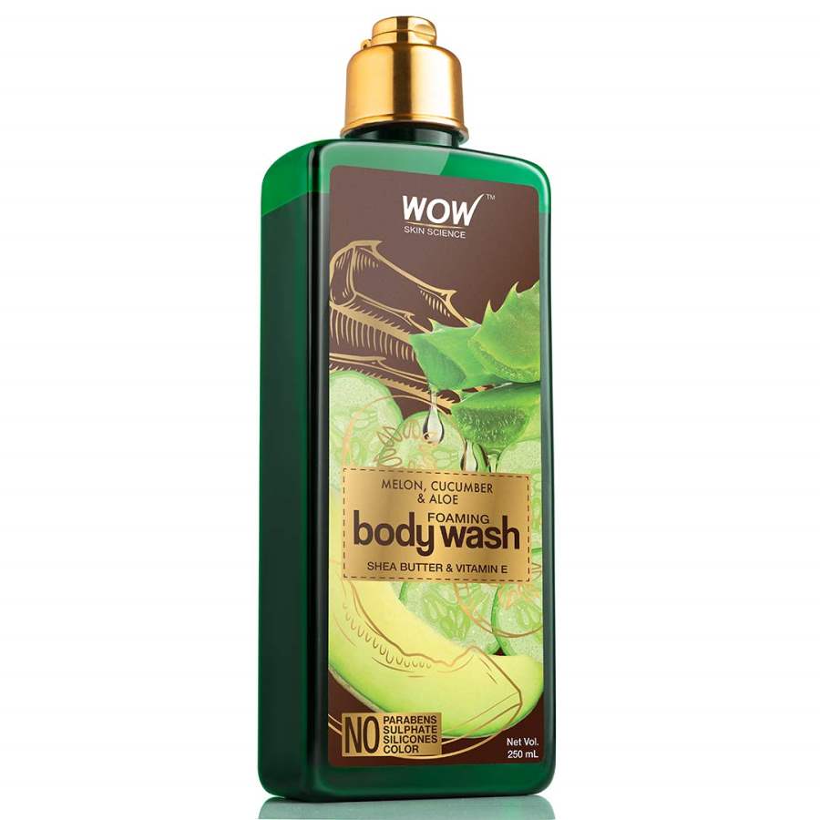 Buy WOW Skin Science Melon, Cucumber & Aloe Foaming Body Wash