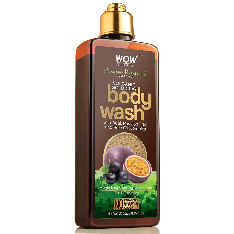 WOW Amazon Rainforest Collection - Volcanic Gold Clay Shower Gel