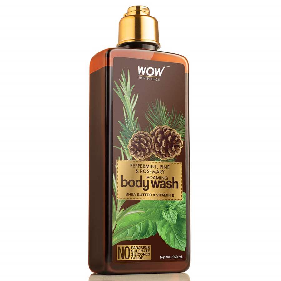 Buy WOW Skin Science Peppermint, Pine & Rosemary Foaming Body Wash