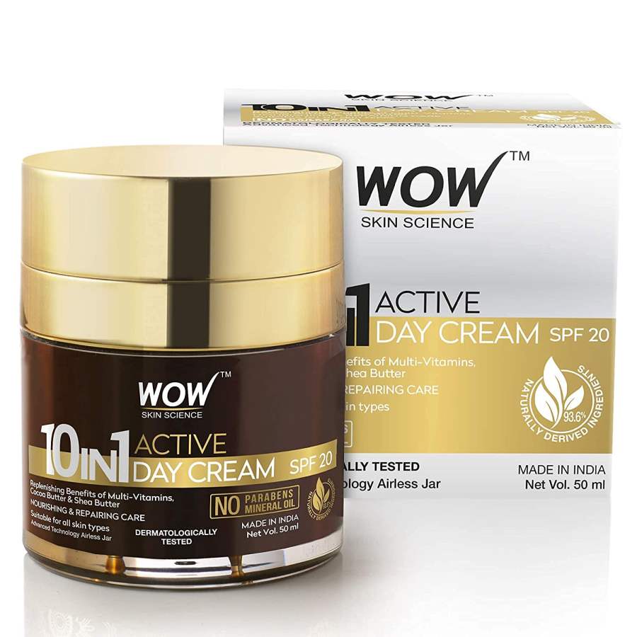 WOW 10 in 1 Active Miracle No Parabens & Mineral Oil Day Cream