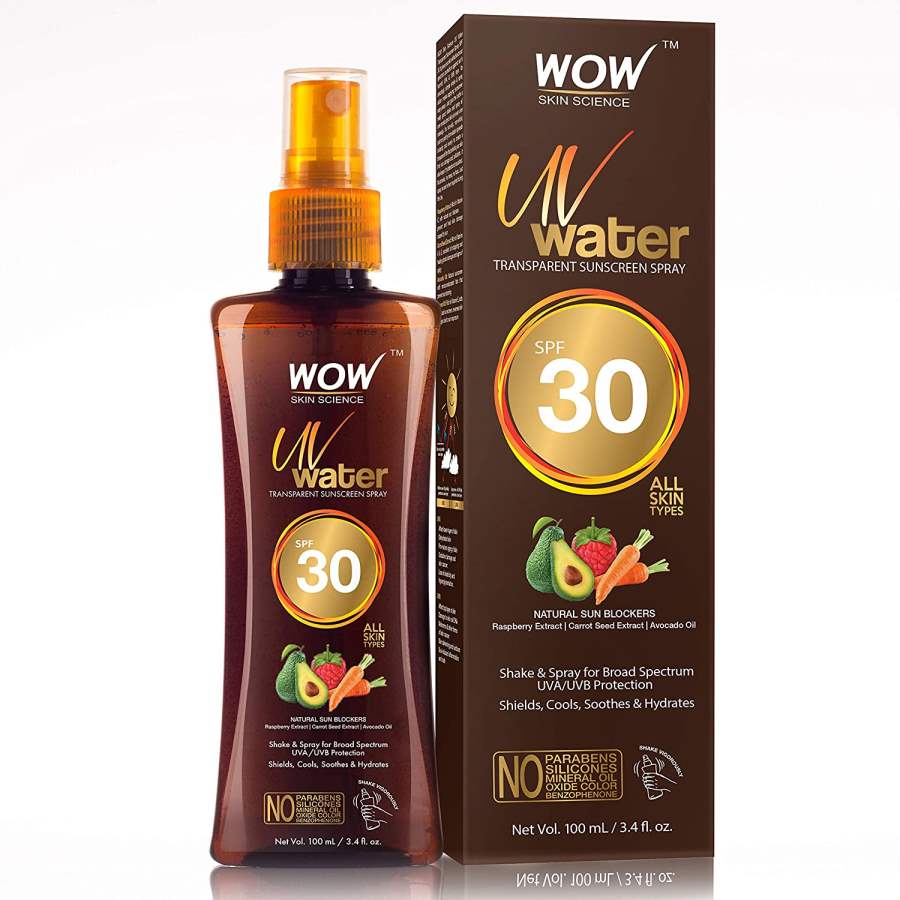 Buy WOW Skin Science UV Water Transparent Sunscreen Spray SPF 30