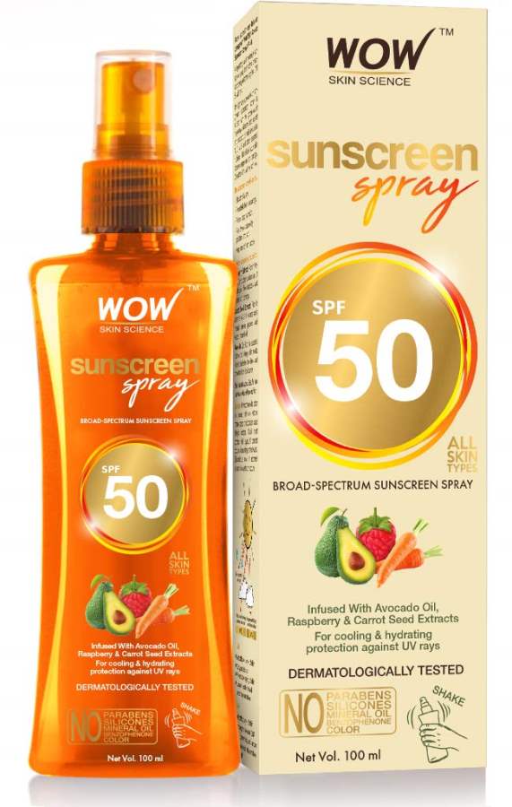 WOW Skin Science UV Sunscreen Spray Spf 50