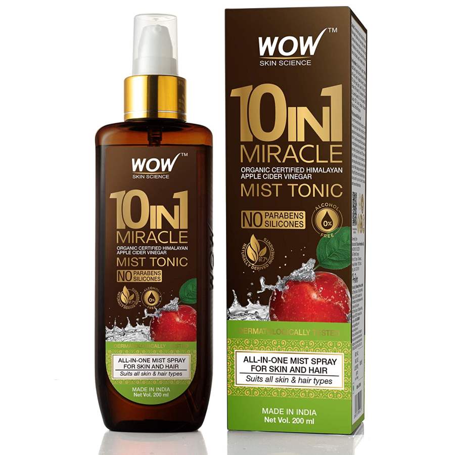 WOW 10 in 1 Miracle Apple Cider Vinegar No Parabens, Sulphate & Silicones Mist Tonic
