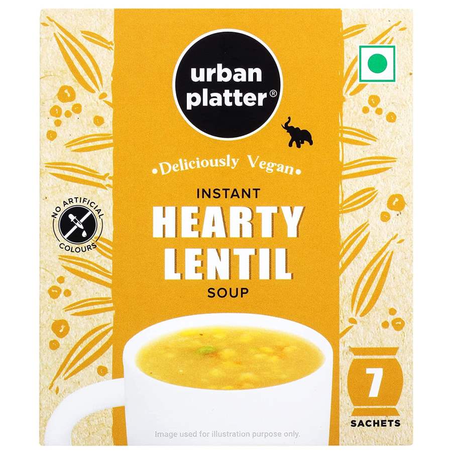 Urban Platter Vegan Instant Hearty Lentil Cup Soup