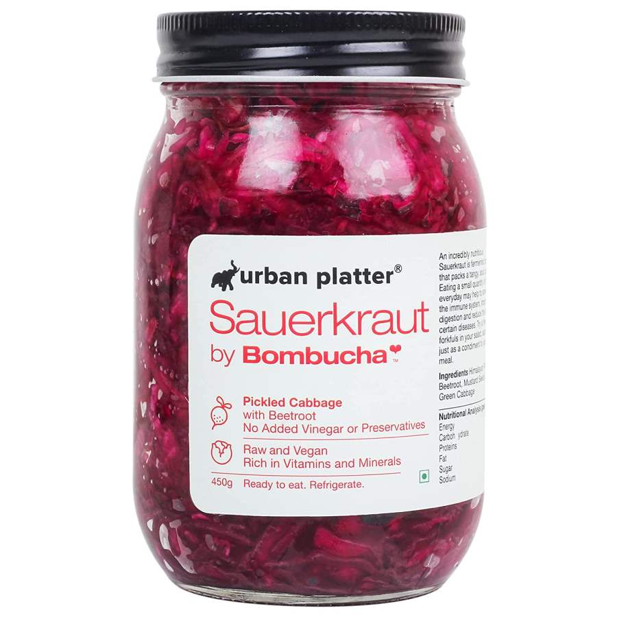Buy Urban Platter Sauerkraut Original Pickled Probiotic Cabbage with Beetroot