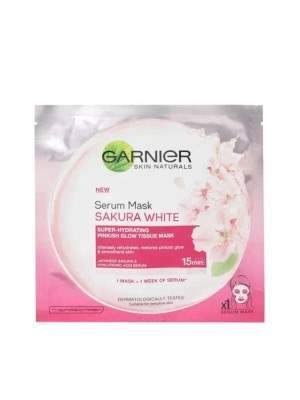 Garnier Skin Naturals Sakura White Face Serum Sheet Mask (Pink) 