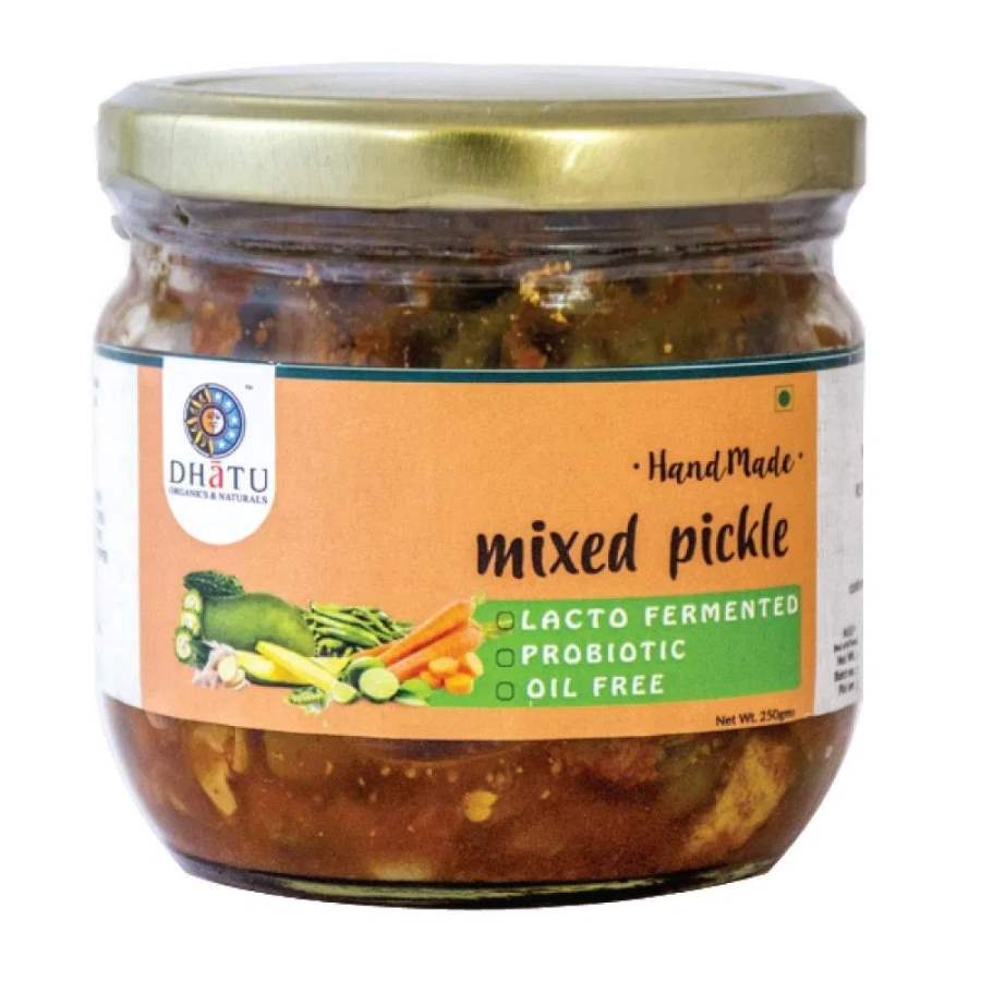 Buy Dhatu Organics Oil Free Mixed Veg Pickle