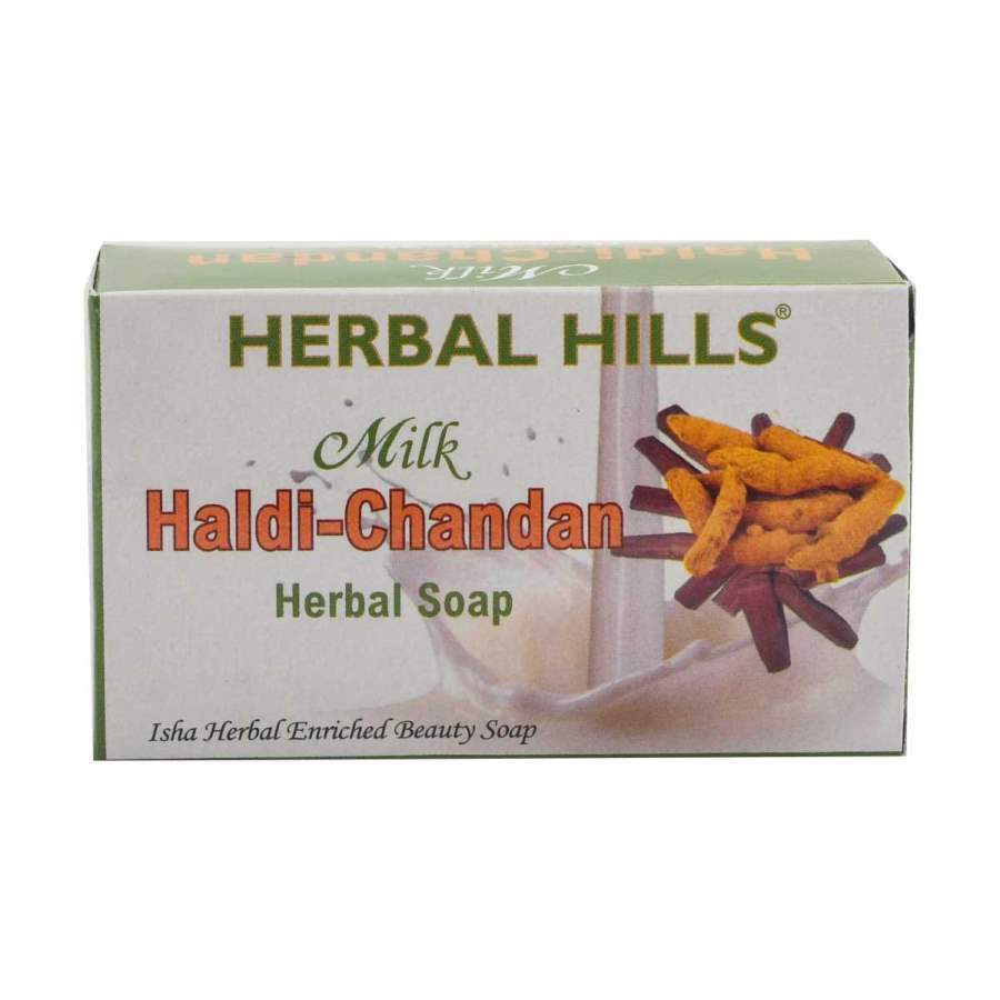 Herbal Hills Milk Chandan Turmeric Soap