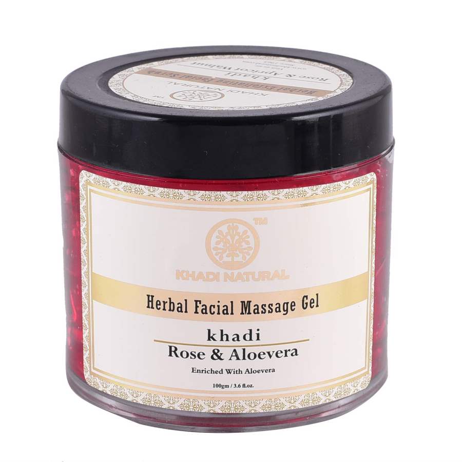 Khadi Natural Rose and Aloevera Face Massage Gel