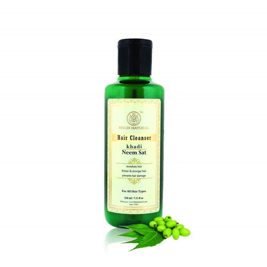 Khadi Natural Neem Sat Hair Cleanser (Shampoo) - 210ml