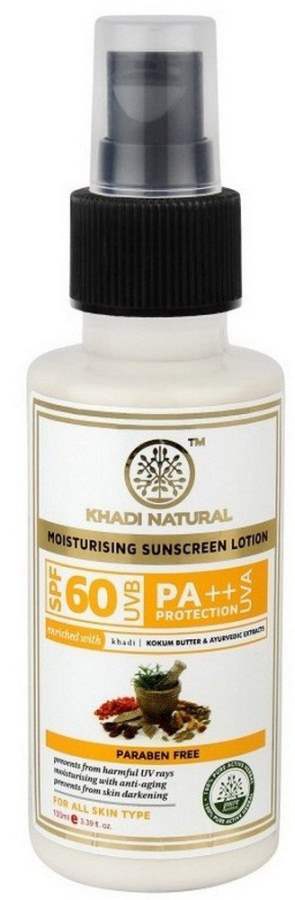 Khadi Natural Moisturising Sunscreen Lotion SPF 60 Pa++ 