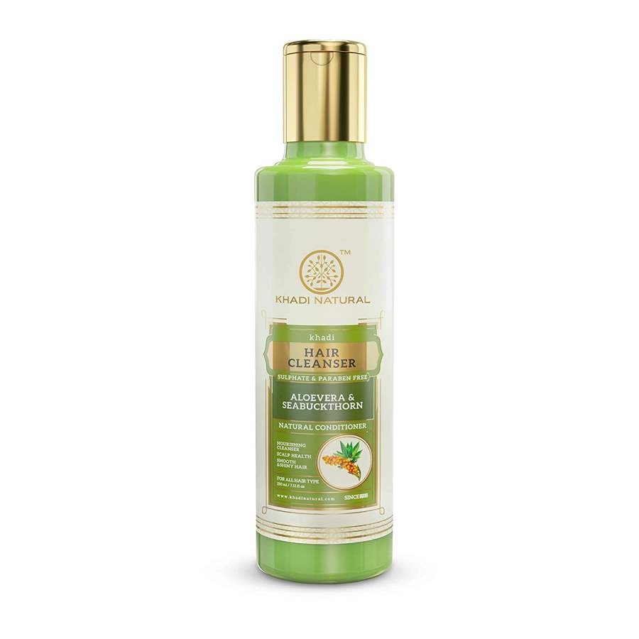 Khadi Natural Aloevera Seabuckthorn Cleanser/Shampoo