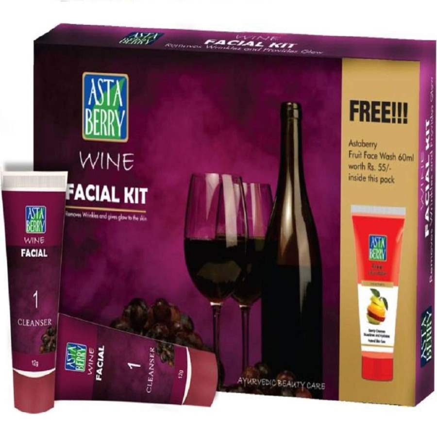 Asta Berry Wine Facial Mini Kit