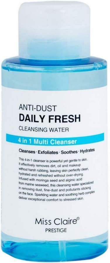 Miss Claire Anti Dust Daily Fresh Cleansing Water, White