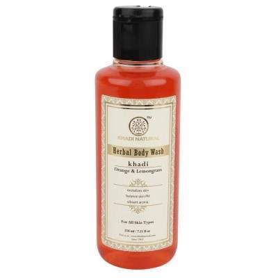 Buy Khadi Natural Orange & Lemongrass Herbal Body Wash