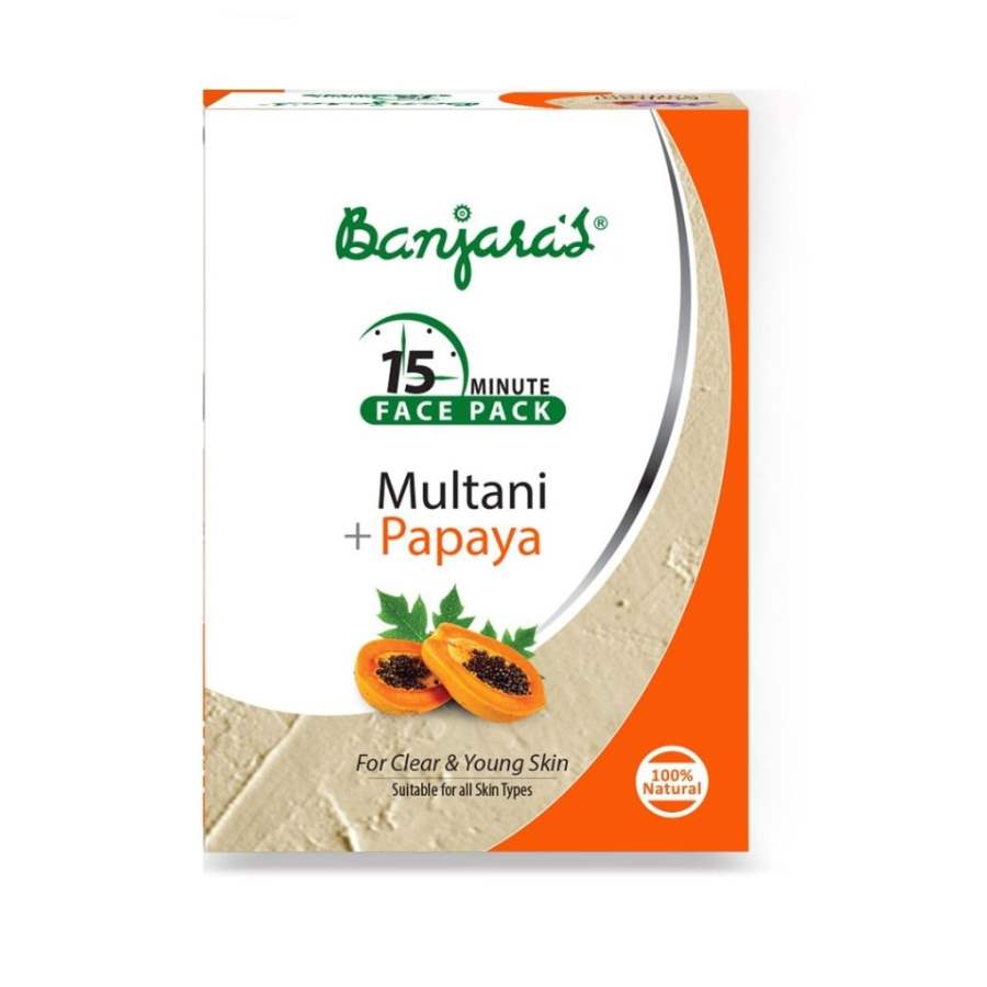 Buy Banjaras Papaya Multani Face Pack Powder