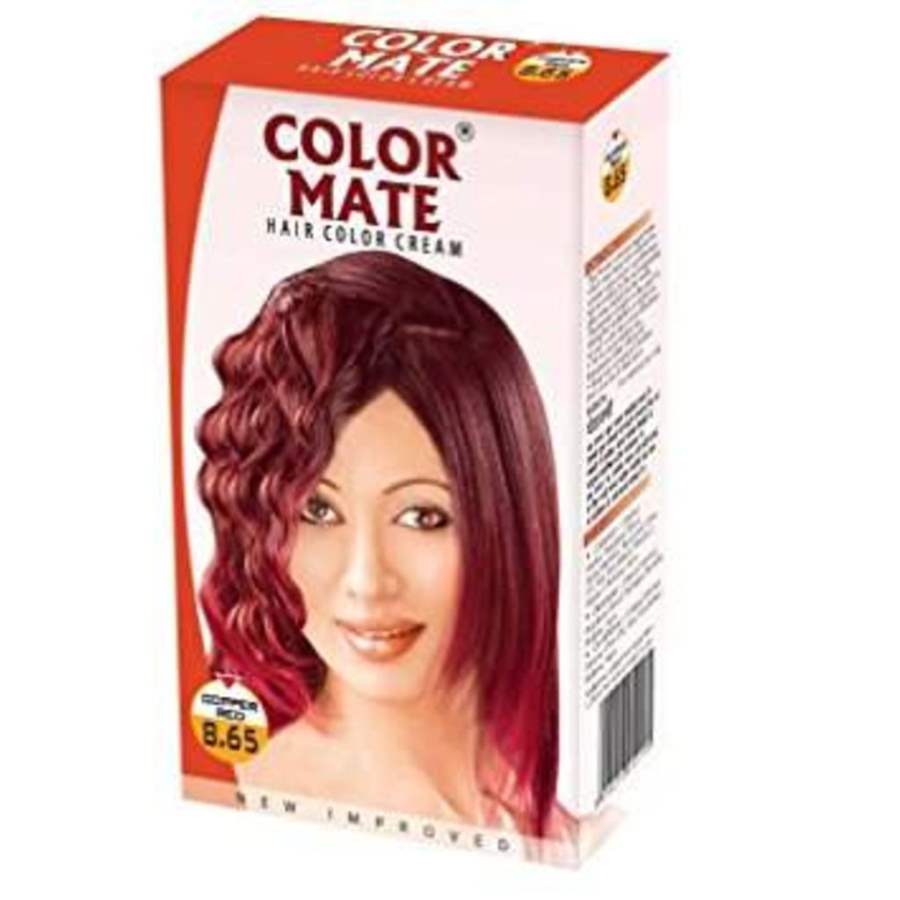 Buy Color Mate Hair Color Cream Copper Red - 8.65