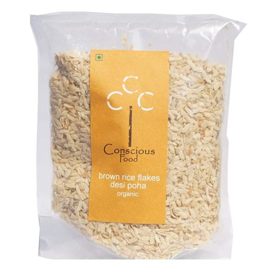 Buy Conscious Food Brown Rice Flakes (Desi Poha)