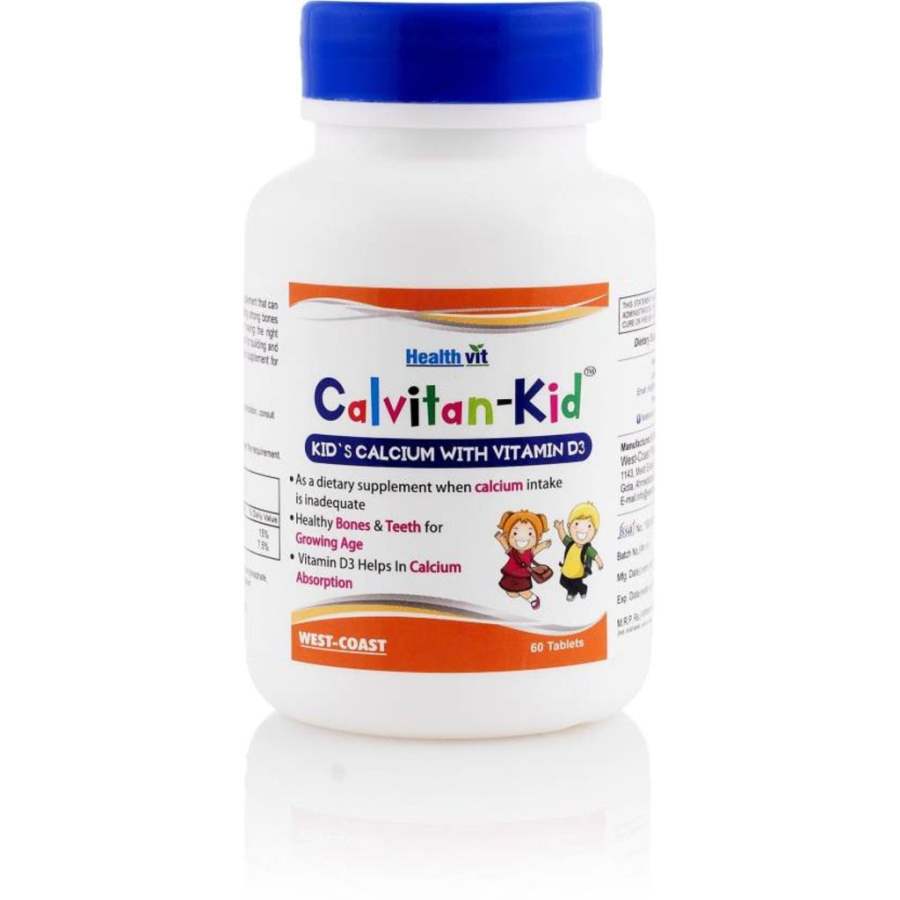 Buy Healthvit HealthVit CAL - KID Kid's Calcium with Vitamin D3