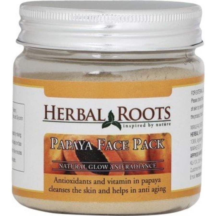 Buy Herbal Roots Papaya Face Pack for Skin Whitening