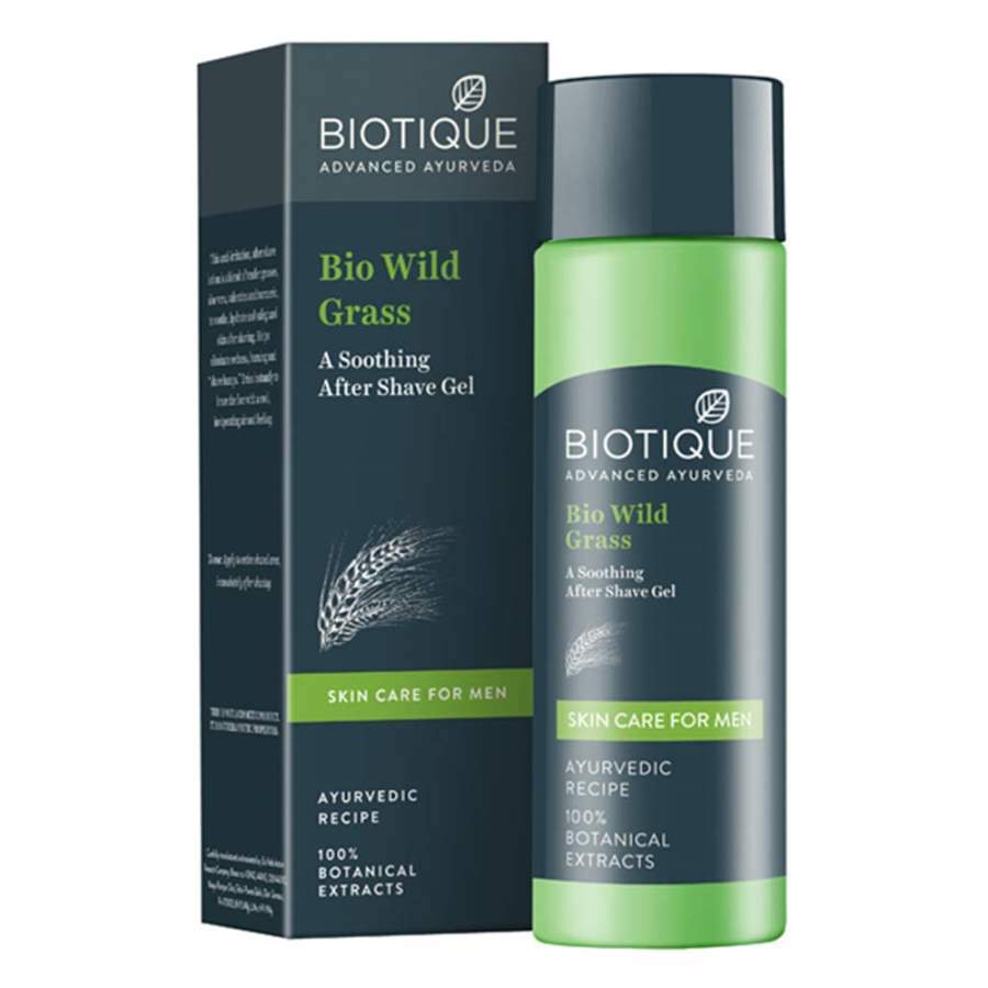 Biotique Bio Wild Grass A Soothing After Shave Gel For Men-120ml